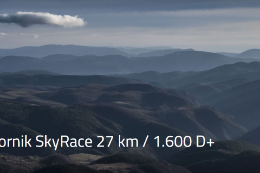 TORNIK SKY RACE Učesnici trke takmičiće se po uskim stazama na najvećem grebenu Zlatibora