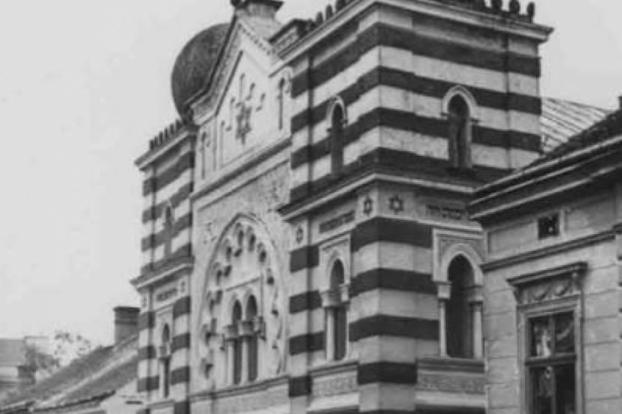 NAJLEPŠA BEOGRADSKA SINAGOGA Drugo oštećenje objekta bilo je 6. maja 1941. godine tokom bombardovanja Beograda