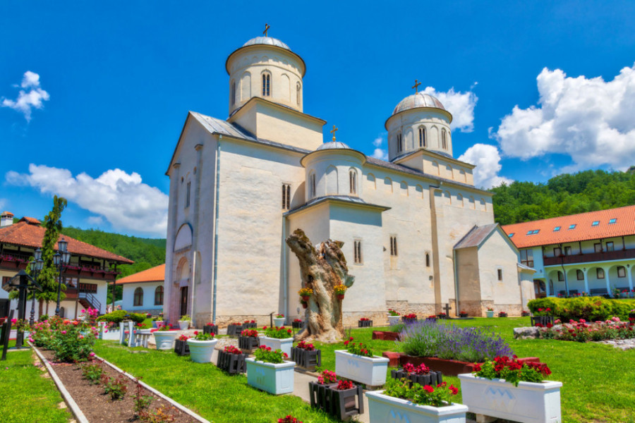 PATRIJARH U POSETI VELIKOJ SRPSKOJ SVETINJI Mileševski hram mesto gde su se preko tri veka nalazile mošti Svetog Save