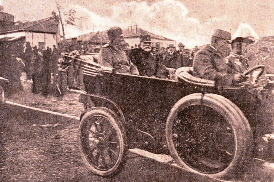 Kralj Petar ulazi u Skoplje 1912.