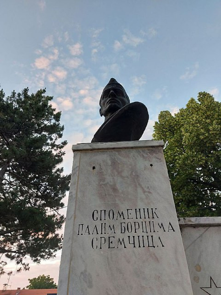 OTKRIVEN NA DAN USTANKA NARODA SRBIJE Spomenik palim borcima Sremčice je posvećen meštanima koji su poginuli kao pripadnici NVJ (FOTO)