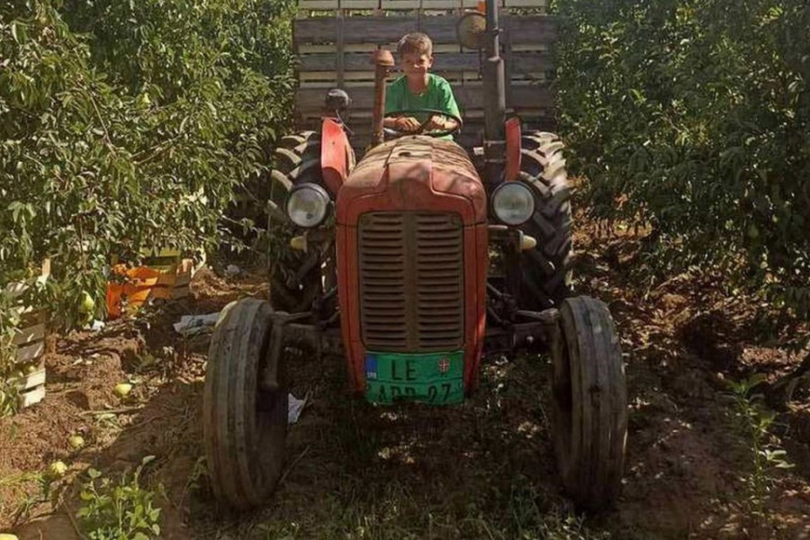 NAJMLAĐI POLJOPRIVREDNIK IKADA Ne samo da vozi traktor nego i ređa sve petice u školi! (FOTO/VIDEO)