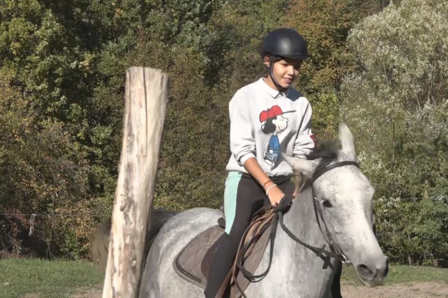 IMA SAMO 16 GODINA Ema obožava konje, ima četiri lepotana Zeku, Cigu, Vihora i Zebu a sada je u svom selu otvorila prvi Jahački klub (FOTO)