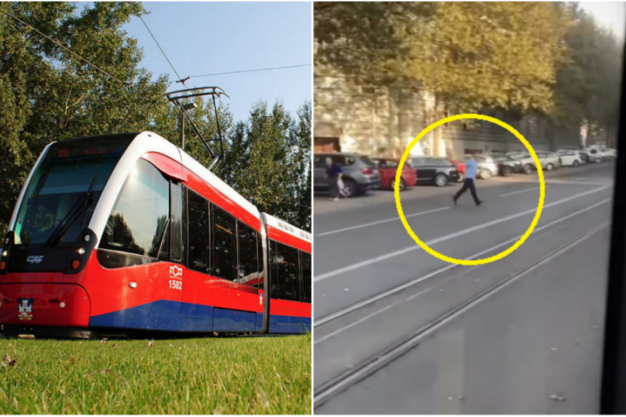 PRELEPA SCENA SNIMLJENA U BEOGRADU Vozač odlučio da zaustavi tramvaj da bi uradio jednu stvar i tako oduševio celu Srbiju (VIDEO)