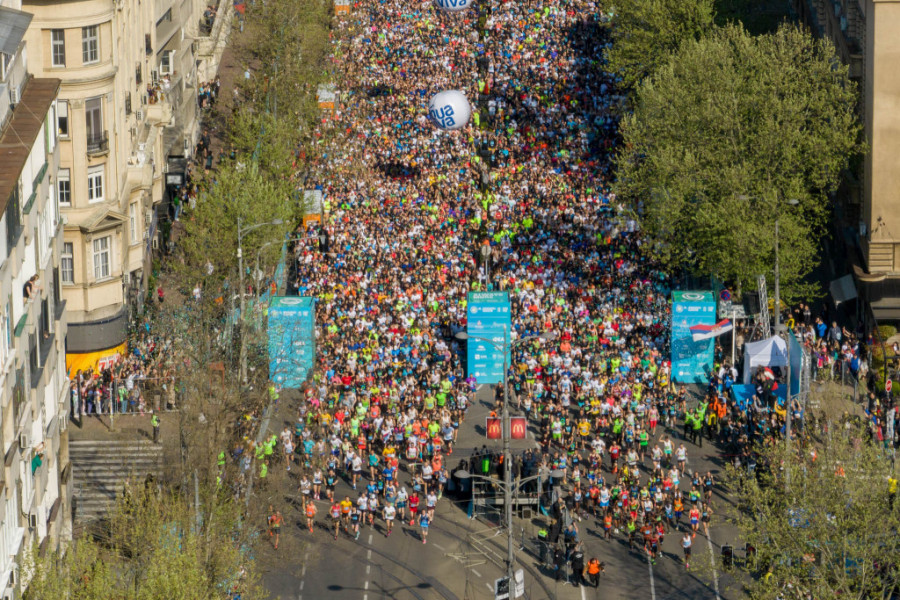 PRELEPA SLIKA POSLATA U SVET Održan 36. Beogradski maraton, oboren veliki broj rekorda