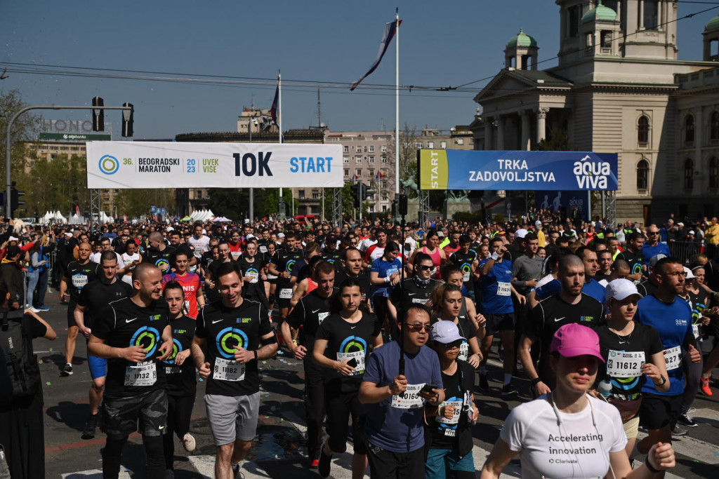 PRELEPA SLIKA POSLATA U SVET Održan 36. Beogradski maraton, oboren veliki broj rekorda