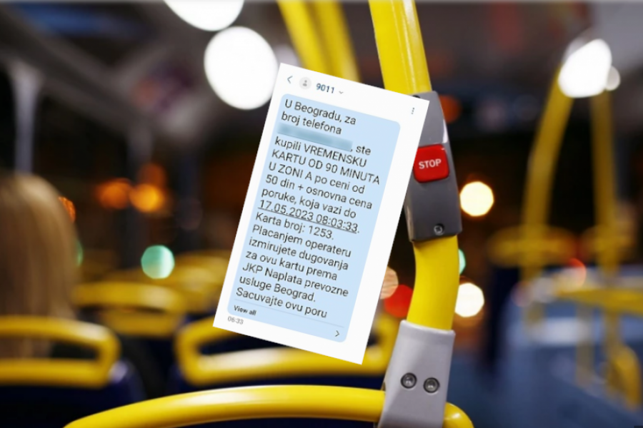 MILAN IZ ZEMUNA, GSP KARTU, PRVI PUT PLATIO SMS-OM! Evo kako ta poruka izgleda, koliko karta traje i kome treba da se pokaže