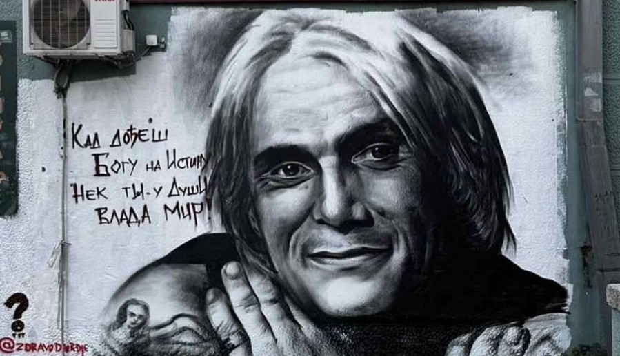 Bora Đorđević mural