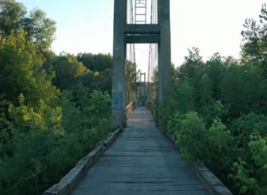 OVO NEMA SVUDA! Viseći most iznad Morave