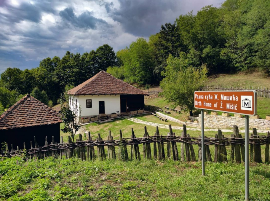DANAS MEMORIJALNI KOMPLEKS Rodna kuća Živojina Mišića, nepokretno dobro kao spomenik kulture od velikog značaja