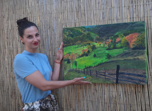 LJUBAV PREMA SRBIJI PRETVARA U DELA Ova učiteljica i vrhunska slikarka četkicom stvara magiju (FOTO/VIDEO)