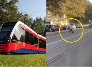 PRELEPA SCENA SNIMLJENA U BEOGRADU Vozač odlučio da zaustavi tramvaj da bi uradio jednu stvar i tako oduševio celu Srbiju (VIDEO)