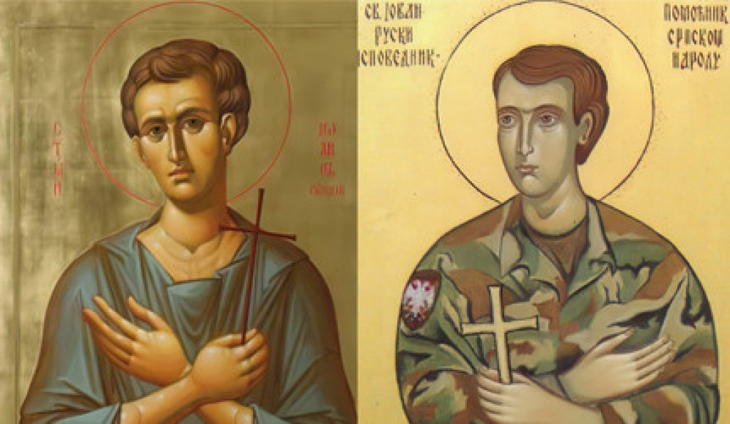 JEDNA OD NAJNEOBIČNIJIH IKONA U PRAVOSLAVLJU Kako je Sveti Jovan Rus branio Kosovo i Metohiju (FOTO)