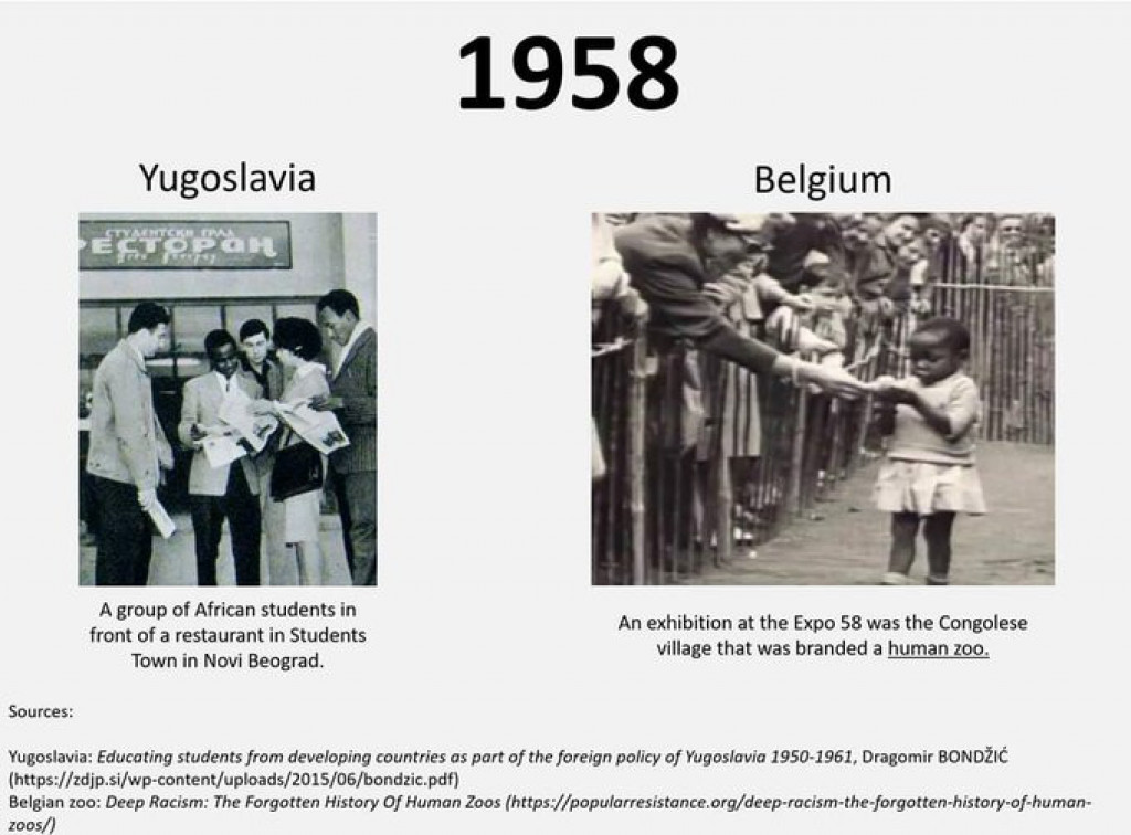 BRISEL JE 1958. IMAO LJUDSKI ZOO-VRT, LUDI SU BULJILI U POLU-GOLE AFROAMERIKANCE KOJI GLOĐU ŽIVE KOSTI: Srbija je bila drugačija!