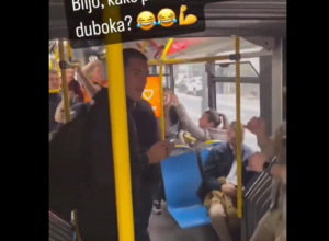 HIT SNIMAK IZ AUTOBUSA HARA INTERNETOM: "PLITAK POTOK" konačno ustao omladinu na noge