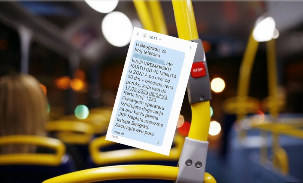 MILAN IZ ZEMUNA, GSP KARTU, PRVI PUT PLATIO SMS-OM! Evo kako ta poruka izgleda, koliko karta traje i kome treba da se pokaže