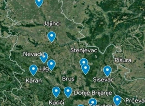 URNEBESNA TURA PO SRBIJI: Ovako bi izgledala mapa za ljude koji hoće da posete mesta, u našoj zemlji, sa smešnim imenom (FOTO)