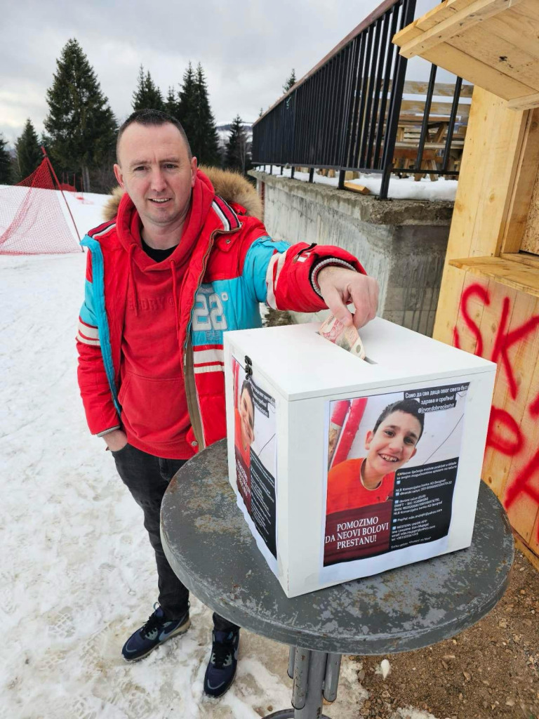 Novac od svakog prodatog ski-pas na Zlataru ide za lečenje malenog dečaka Nea