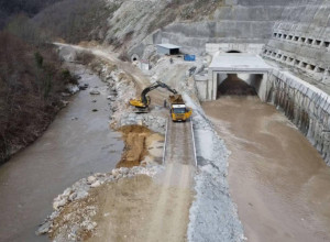 Prva zelena brana u Srbiji, visoka 68 metara: Istorijski dan za Zapadnu Srbiju, reka Rzav potekla kroz tunelske cevi