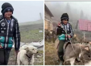 U ŠKOLU IDE SA KERUŠOM I KORISTI SVAKU PRILIKU DA ZAJAŠE MAGARENCE: Ovako Aleksej živi na GOLIJI! (FOTO)
