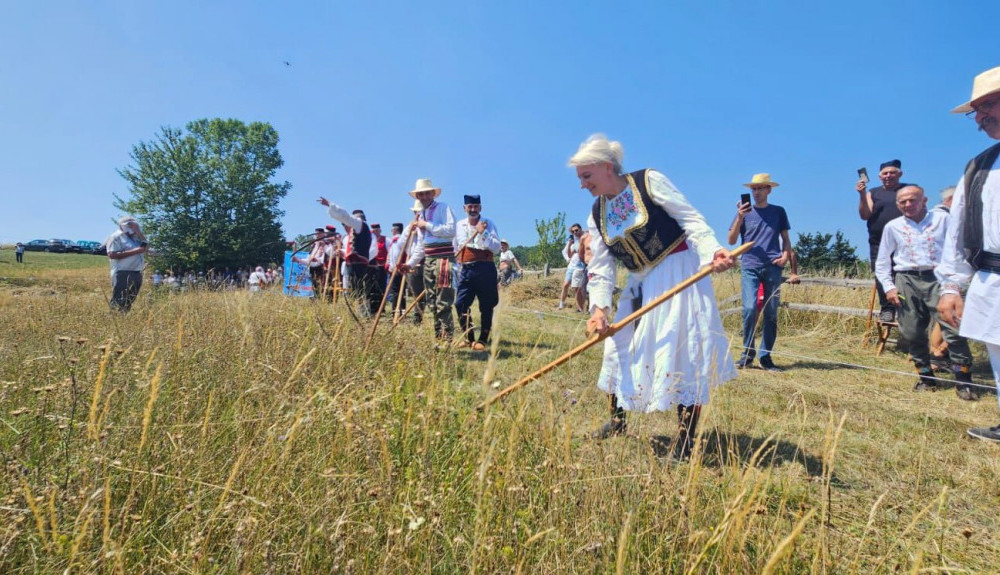 ZAVRŠEN KOSAČKI VIMBLDON U SRBIJI Gordana uzela kosu u ruke i zamahuje muški, kaže da je najvažniji zamah iz kuka pa... (FOTO)