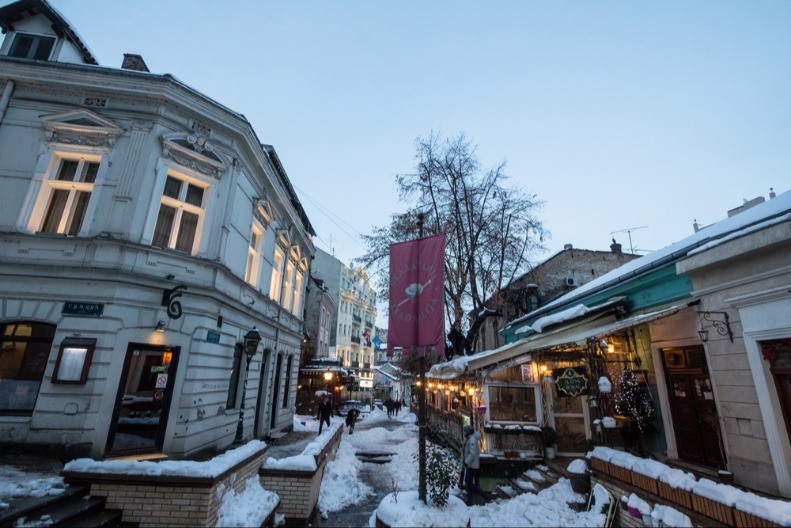 Skadarlija pod snegom, boemski duh koji nikada ne nestaje