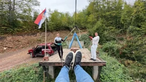 Neverovatna turistička atrakcija, a sve je počelo od jedne sajle: Zlatiborski zipline u selu Ljubiš najduži u regionu - upravo ovako izgleda spust 