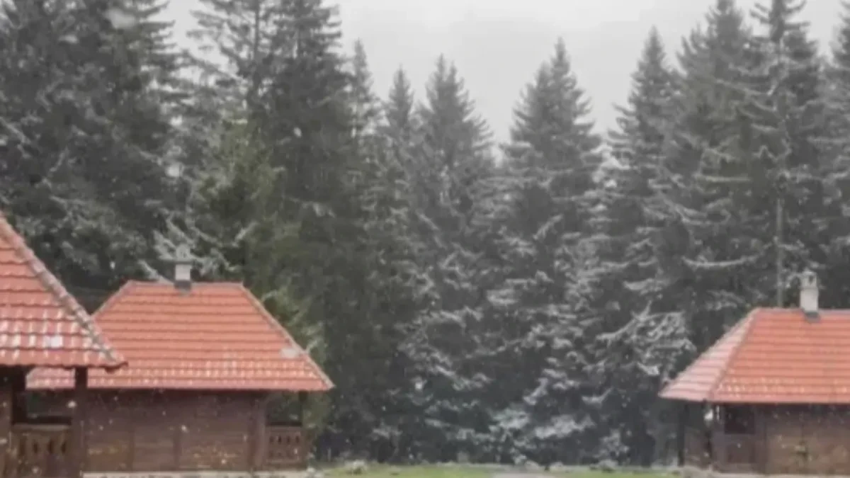 Ponovo sneg na Goliji, drugi za nepunih mesec dana: Hladna i oštra jesen na srpskoj planinskoj lepotici