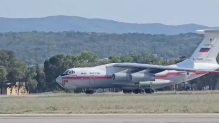 Ruski džin prvi put gasio vatrenu stihiju na Stolovima: Iljušin u četiri naleta izbacio 168 tona vode 